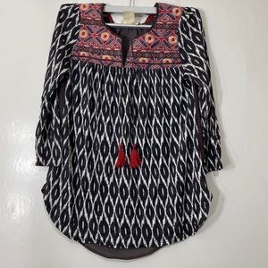 Anthropologie One September QUILTED top XS